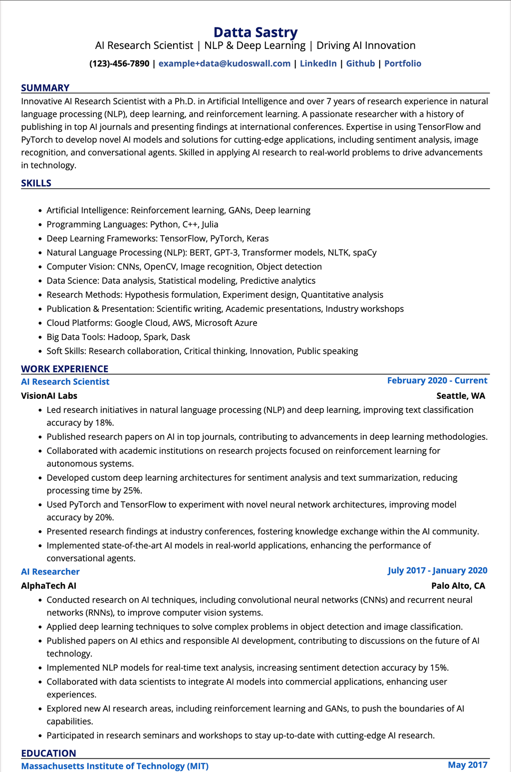 AI Resume Builder – Build ATS-Friendly Resumes with AI