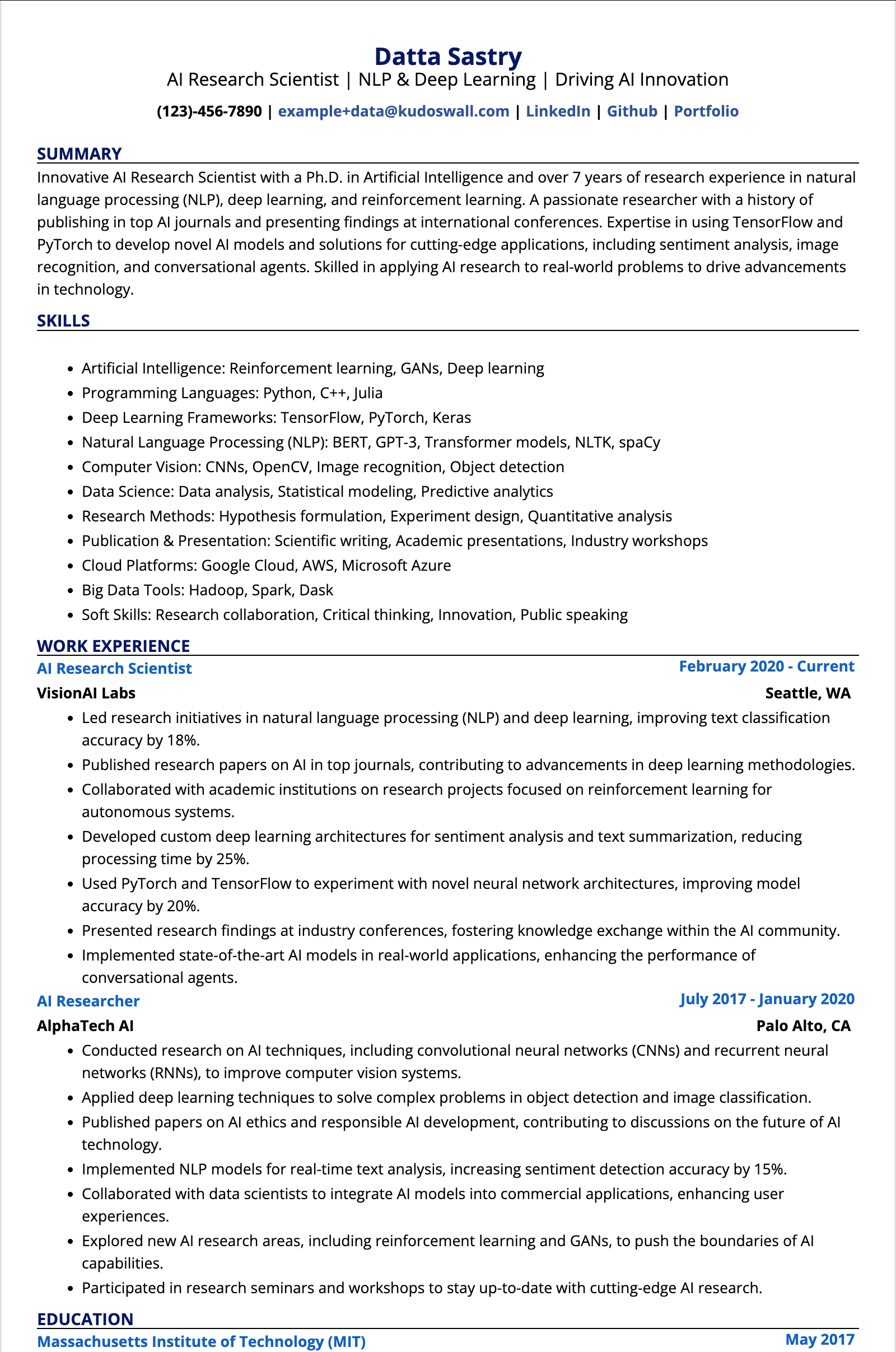 AI Resume Builder – Build ATS-Friendly Resumes with AI