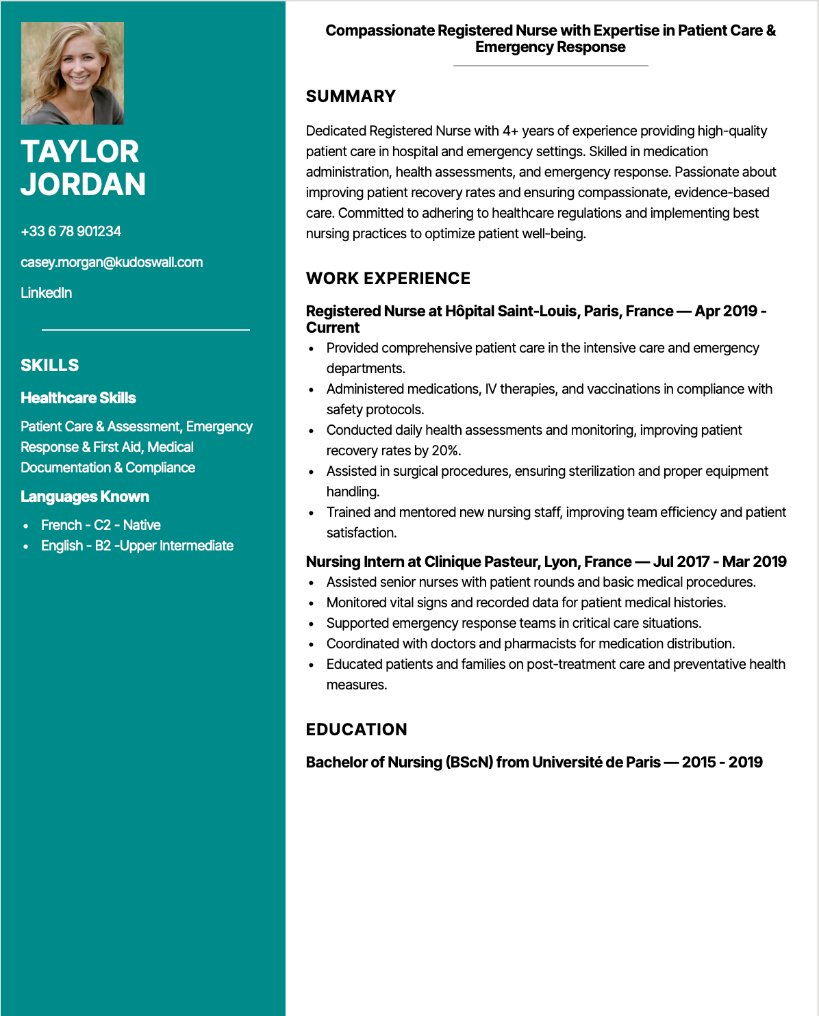 Europass CV Maker – Create Your Europass CV Online with AI